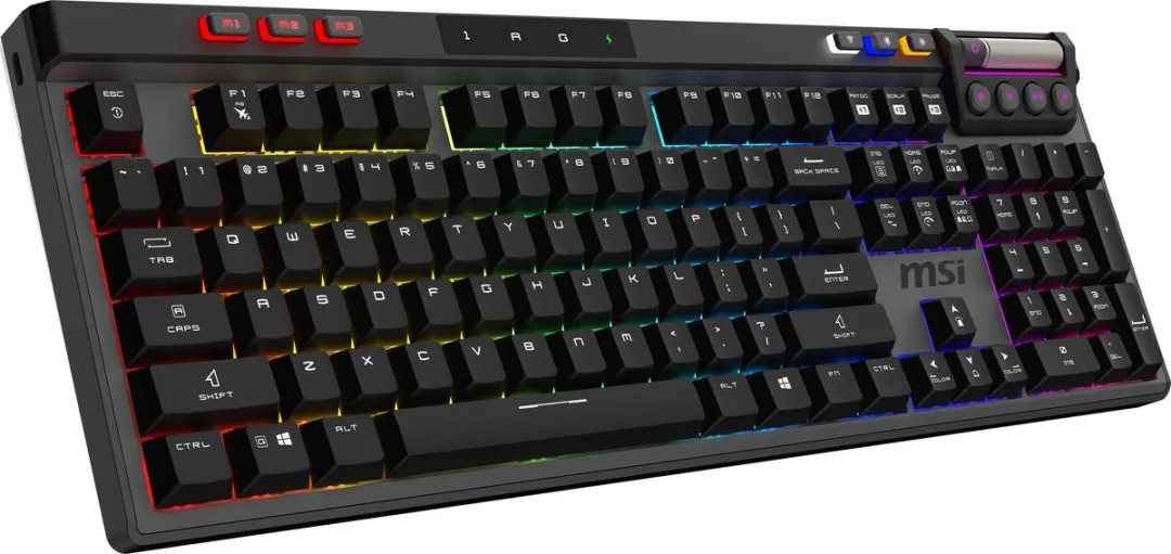 MSI STRIKE PRO WIRELESS Gamingtoetsenbord - Kailh Silent Pro