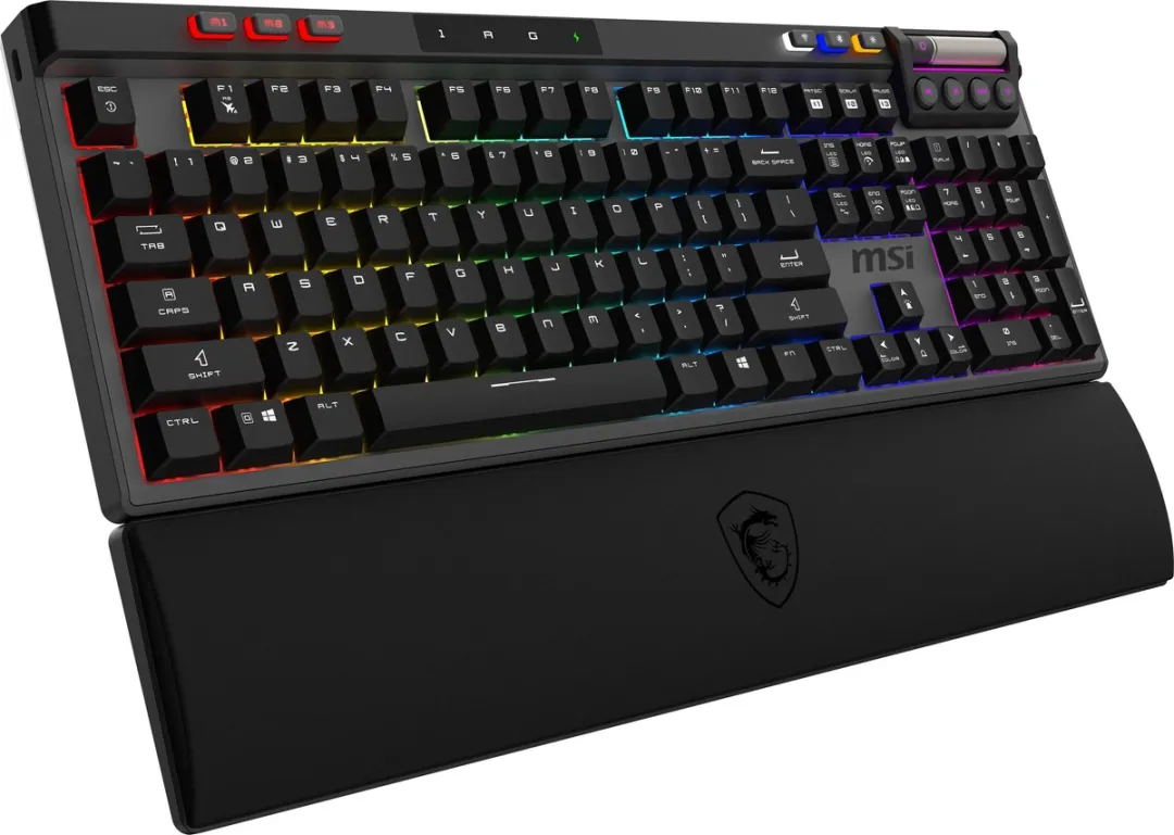 MSI STRIKE PRO WIRELESS Gamingtoetsenbord - Kailh Silent Pro