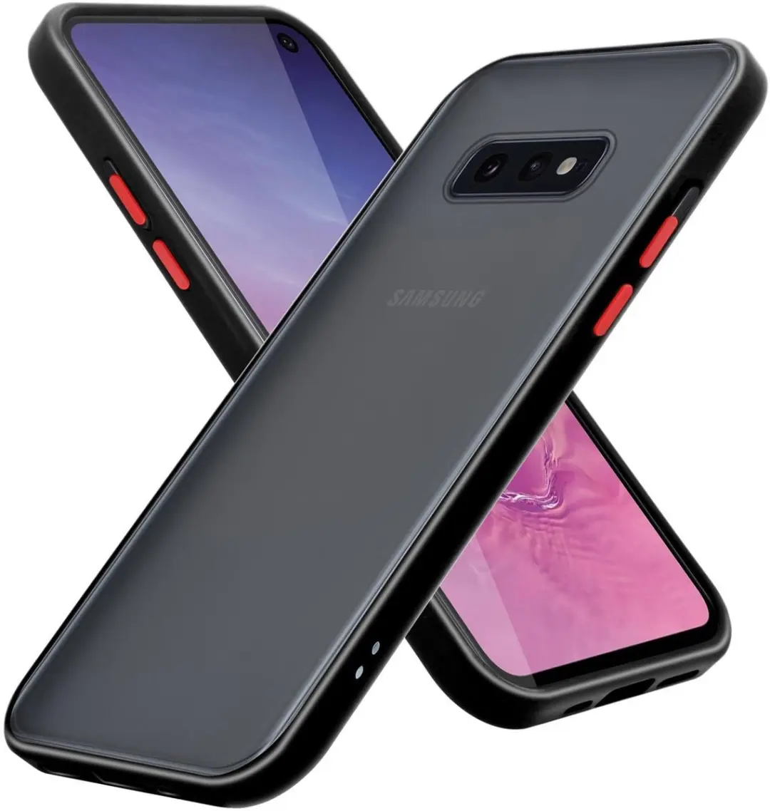 Cadorabo Hoesje geschikt voor Samsung Galaxy S10e in Mat Zwart