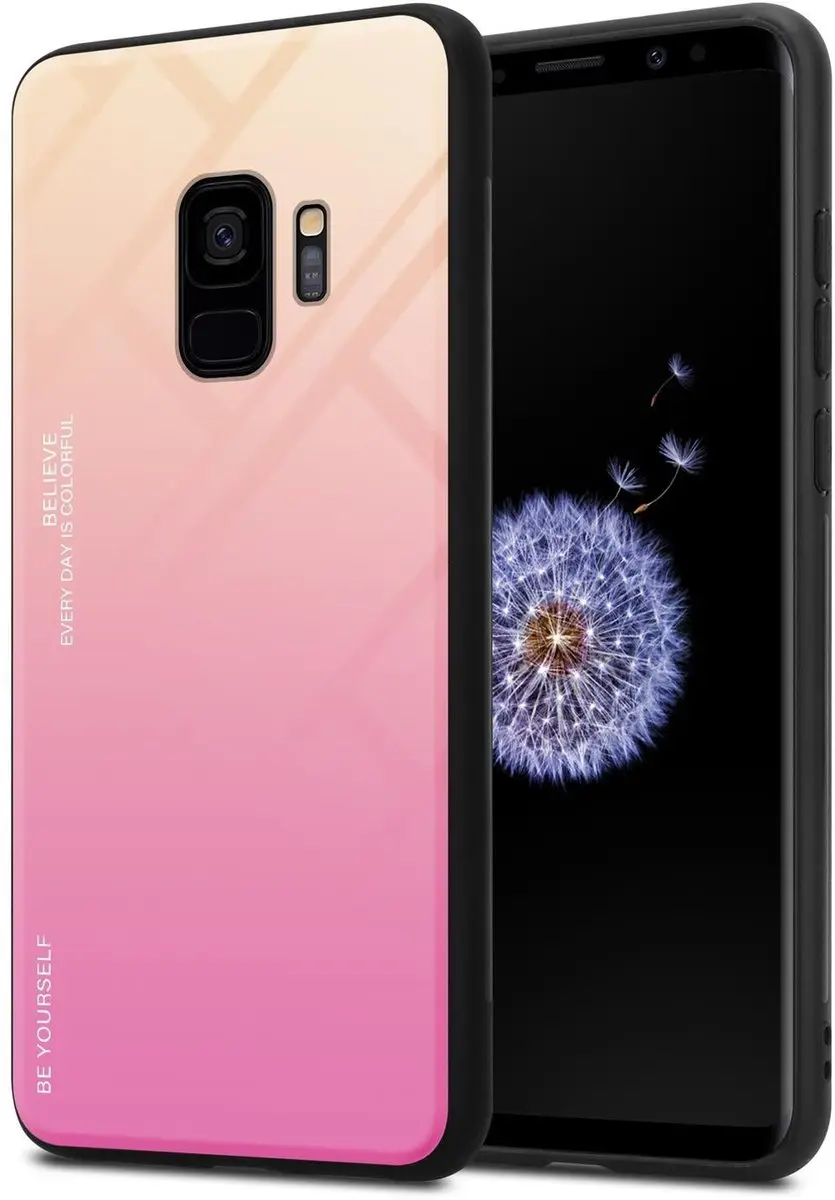 Cadorabo Hoesje geschikt voor Samsung Galaxy S9 in GEEL