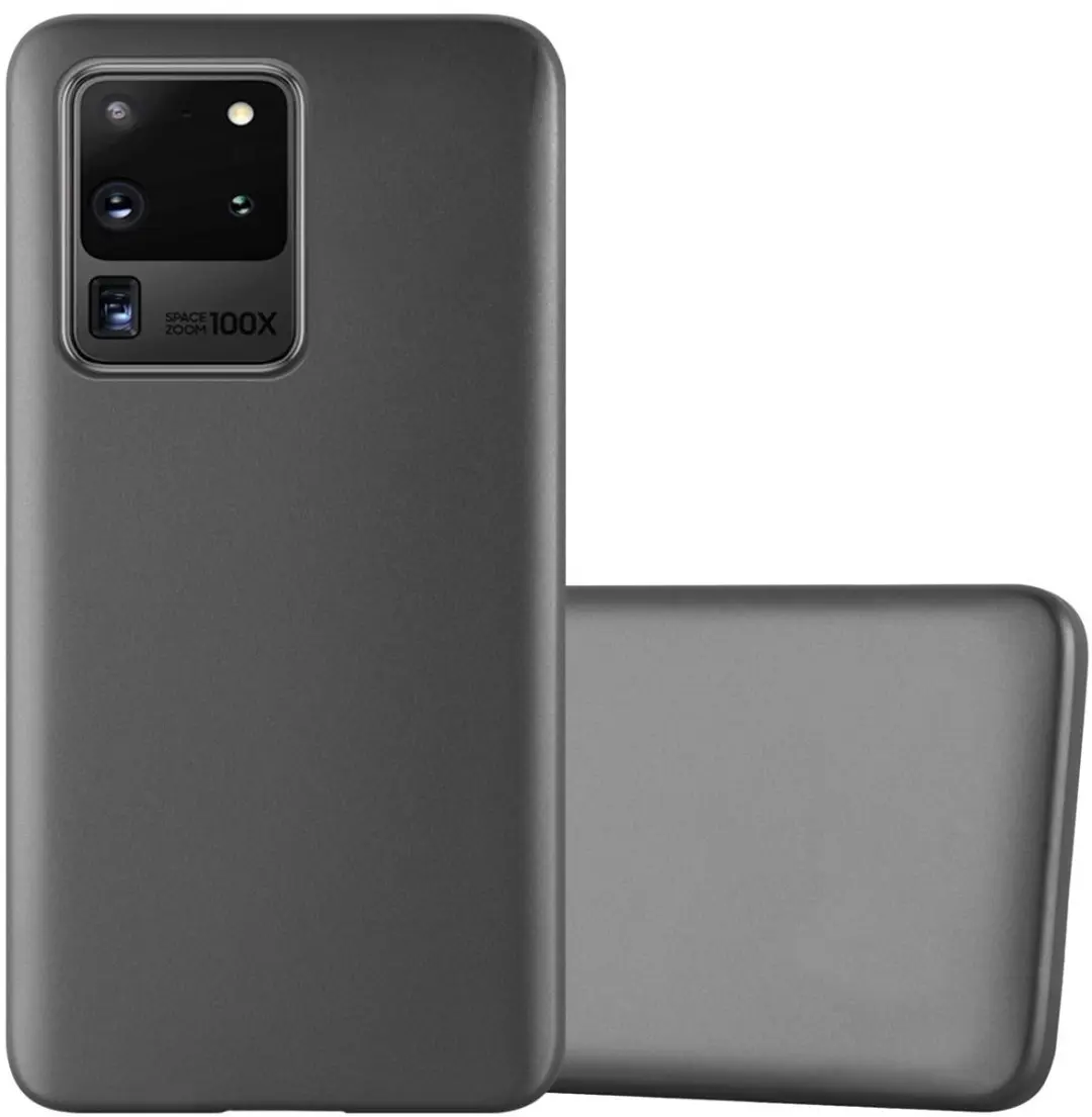 Cadorabo Hoesje geschikt voor Samsung Galaxy S20 ULTRA in METALLIC GRIJS