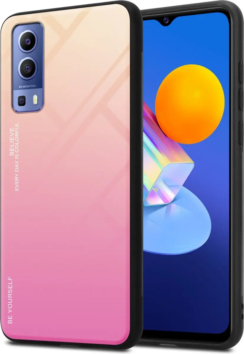 Cadorabo Hoesje geschikt voor Vivo Y52 5G / Y72 5G in GEEL