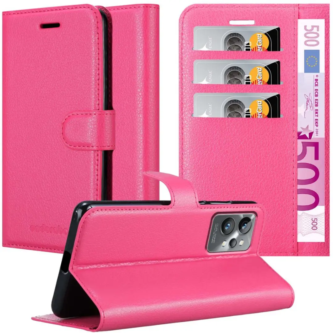 Cadorabo Hoesje geschikt voor Realme GT 2 PRO in KERSEN ROZE