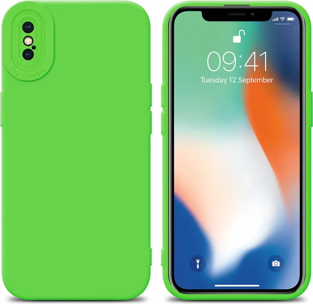 Cadorabo Hoesje geschikt voor Apple iPhone XS MAX in FLUID GROEN
