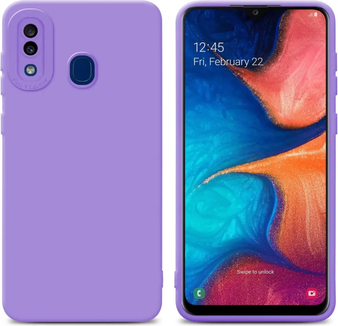 Cadorabo Hoesje geschikt voor Samsung Galaxy A20 / A30 / M10s in FLUID LICHT PAA