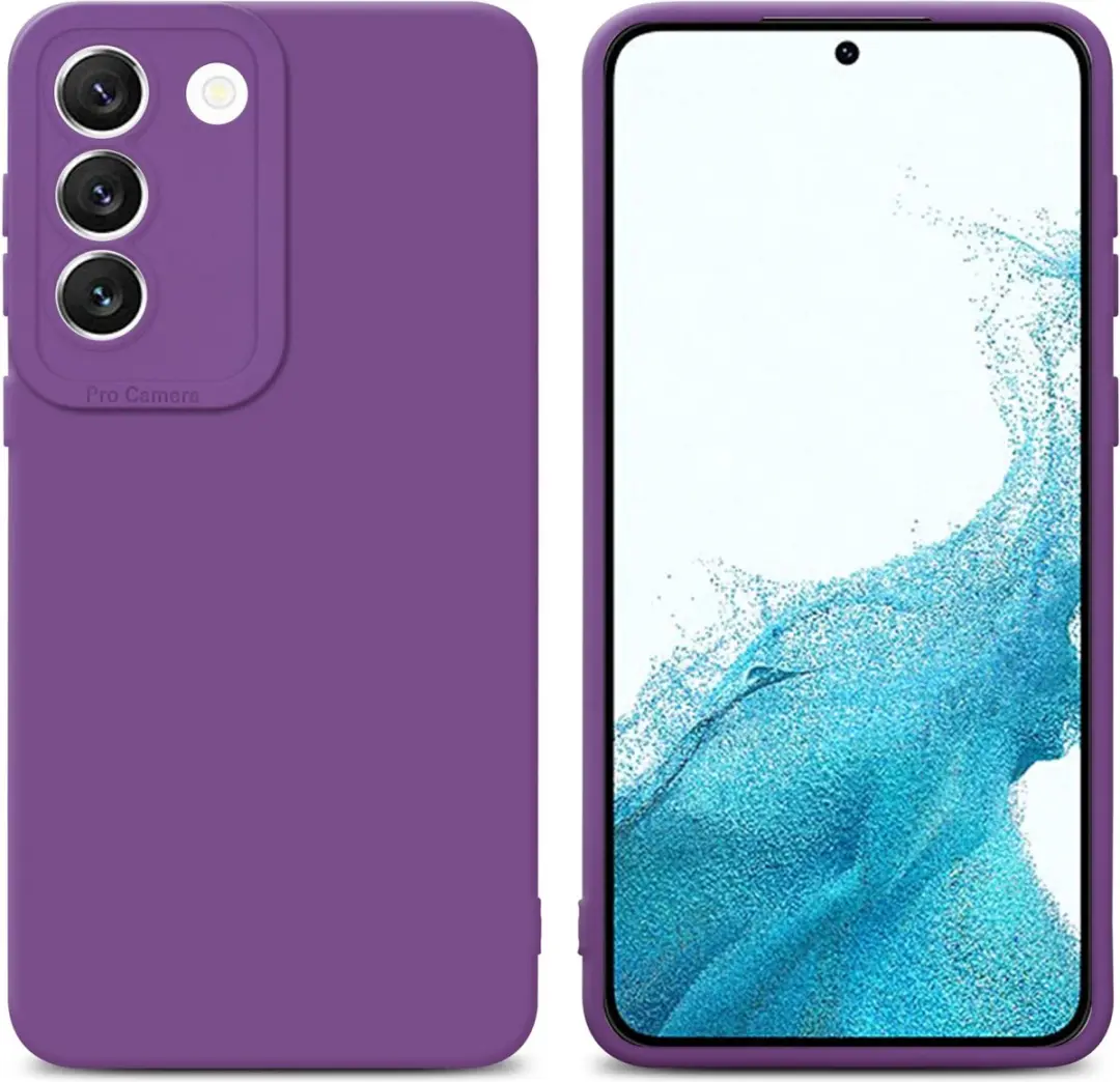 Cadorabo Hoesje geschikt voor Samsung Galaxy S22 in FLUID MAT PAARS