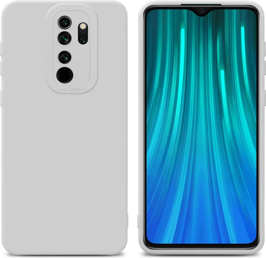 Cadorabo Hoesje geschikt voor Xiaomi RedMi NOTE 8 PRO in FLUID WIT