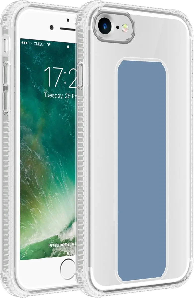 Cadorabo Hoesje geschikt voor Apple iPhone 7 / 7S / 8 / SE 2020 in LICHTBLAUW