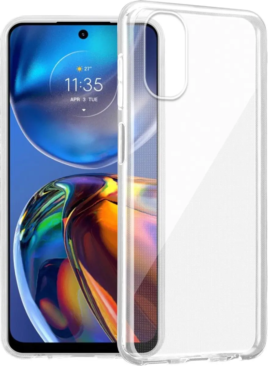 Cadorabo Hoesje geschikt voor Motorola MOTO E32 4G / E32S in VOLLEDIG TRANSPARAN