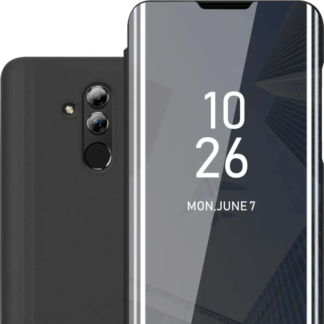 Cadorabo Hoesje geschikt voor Huawei MATE 20 LITE in TOERMALIJN ZWART