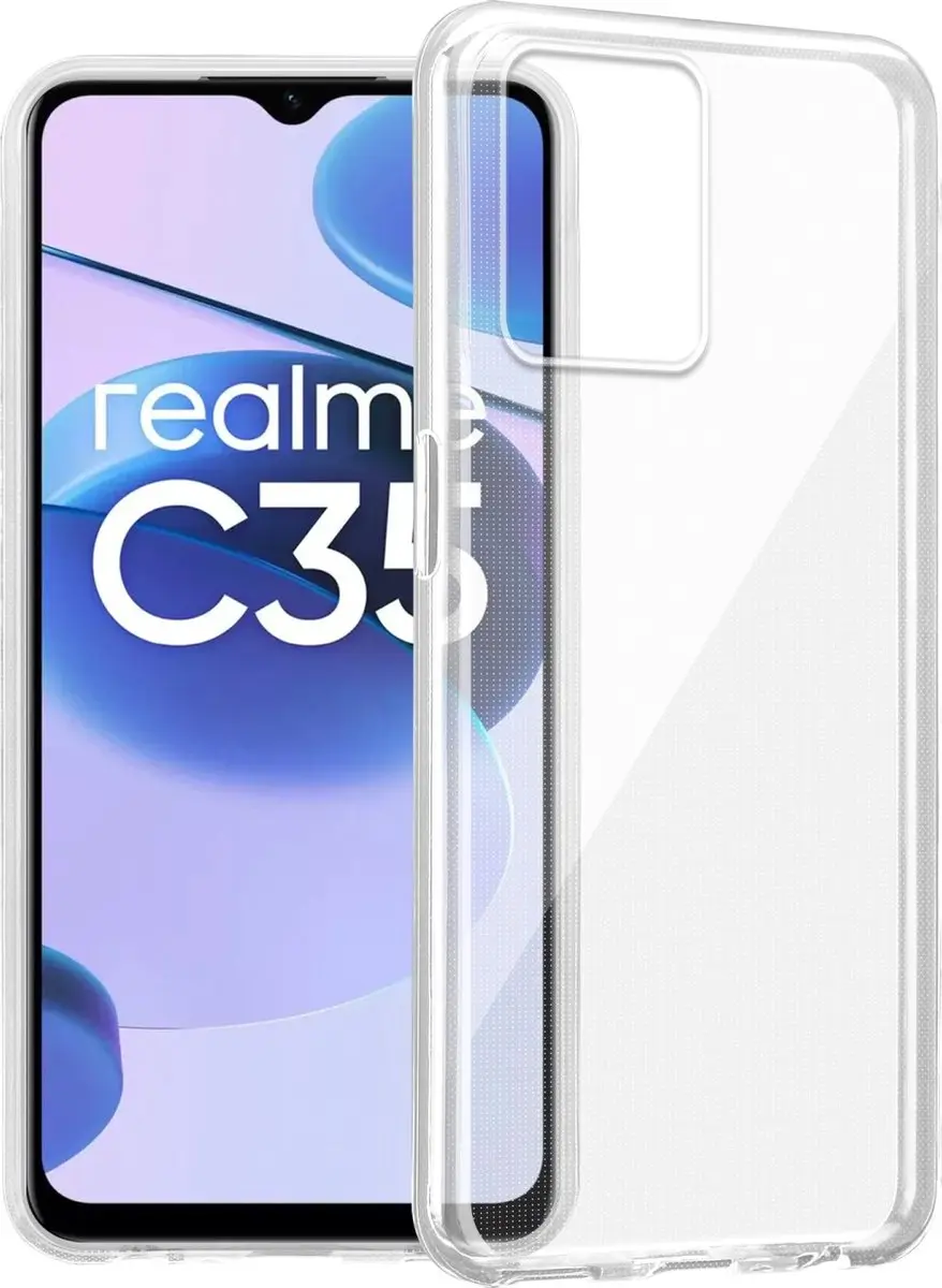 Cadorabo Hoesje geschikt voor Realme C35 / Narzo 50A PRIME in VOLLEDIG TRANSPARA