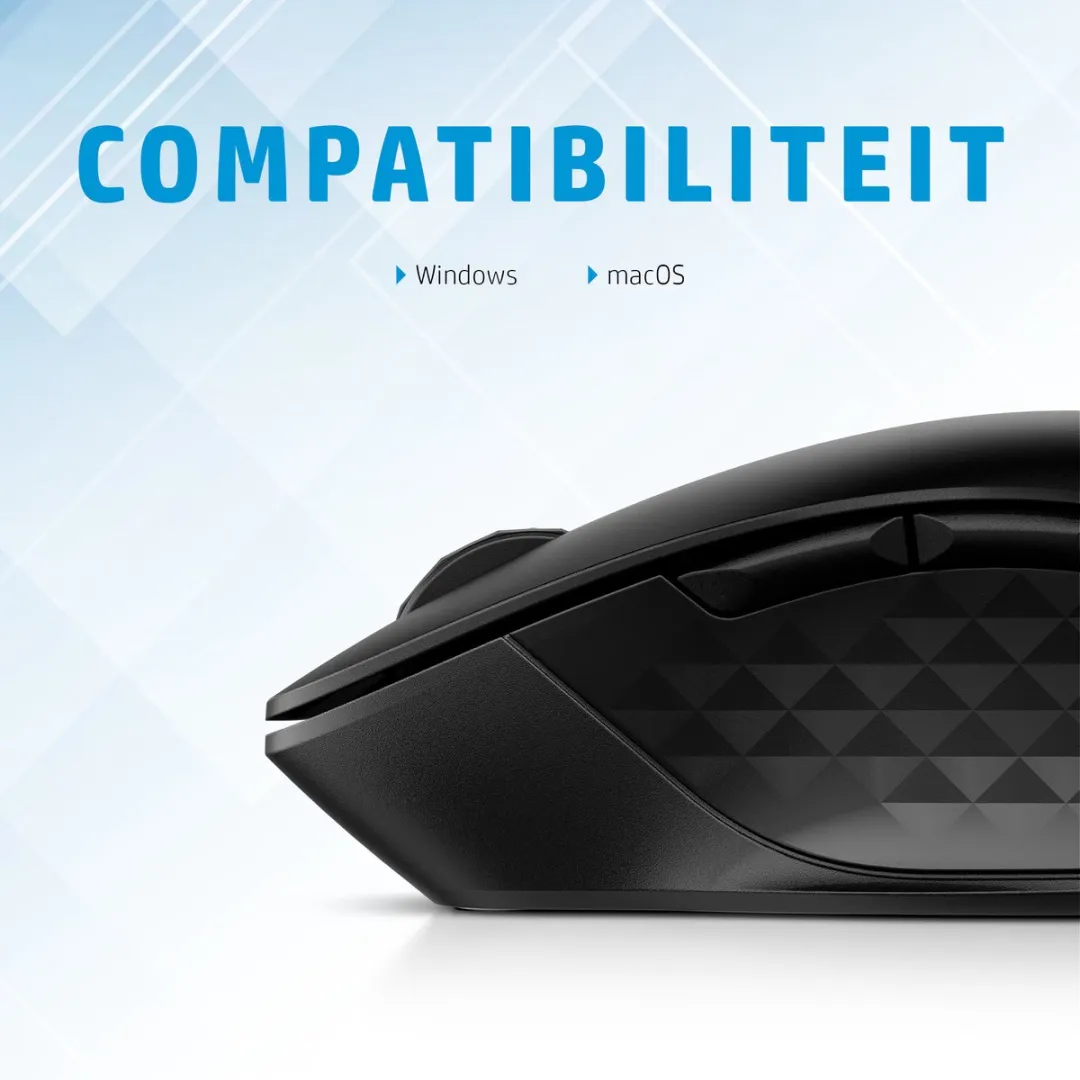 HP 435 Multi-Device Draadloze Muis - Zwart