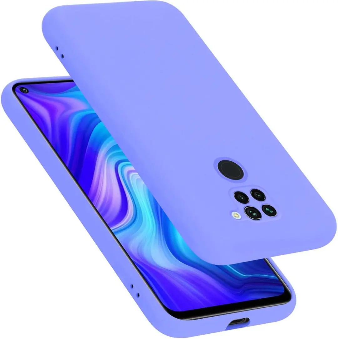 Cadorabo Hoesje geschikt voor Xiaomi RedMi NOTE 9 in LIQUID LICHT PAARS