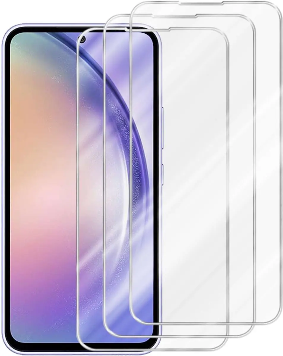 Cadorabo 3x Screenprotector geschikt voor Samsung Galaxy A54 5G
