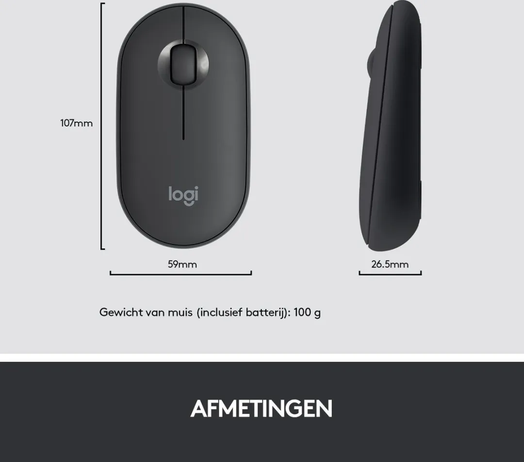 Logitech MK470 Draadloos Toetsenbord & Muis Combo - Zwart - afbeelding 6 van 6