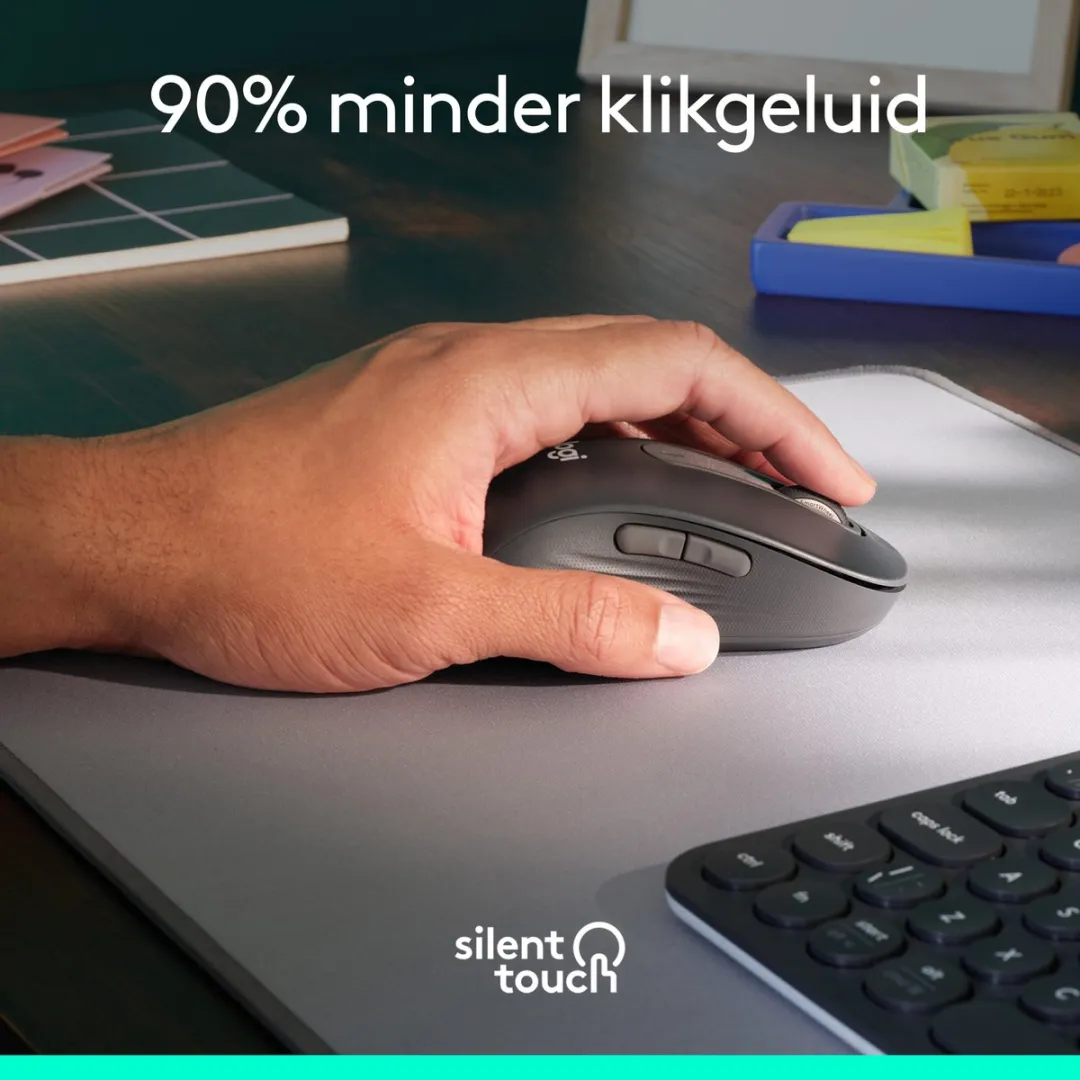 Logitech Signature M650 L Draadloze Muis - Linkshandig - Graphite