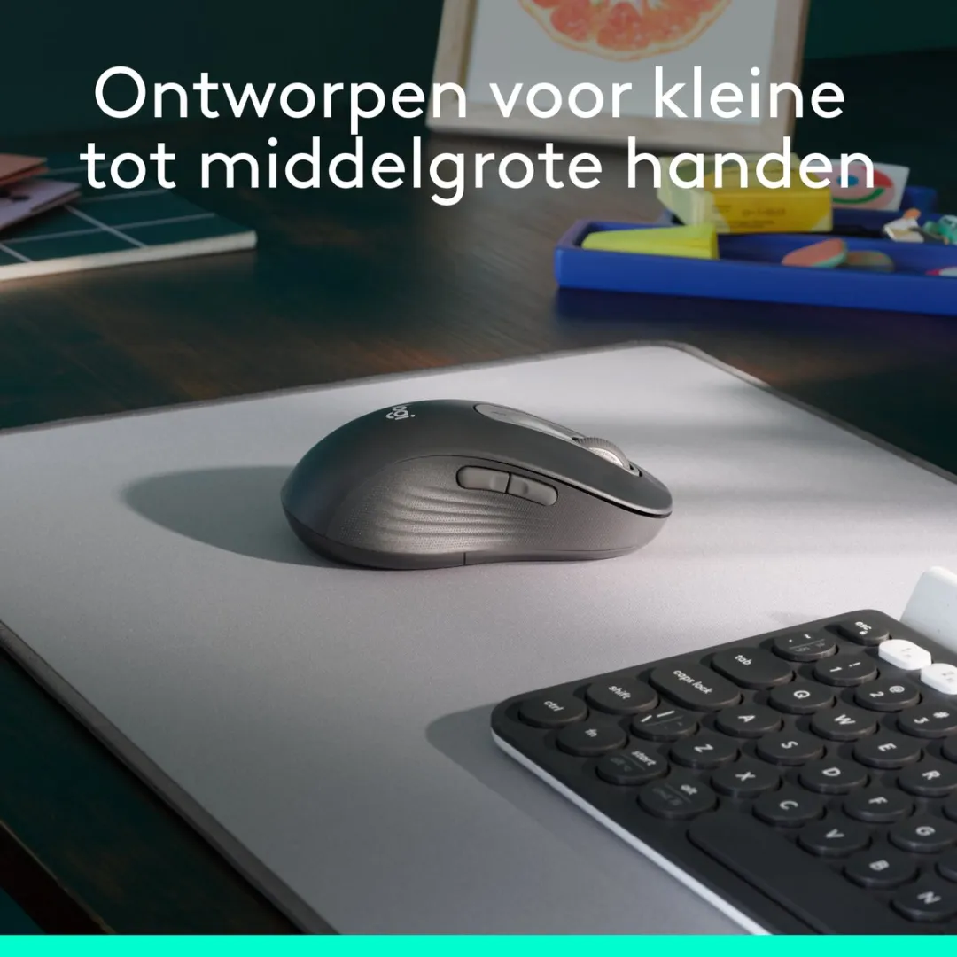 Logitech Signature M650 L Draadloze Muis - Linkshandig - Graphite