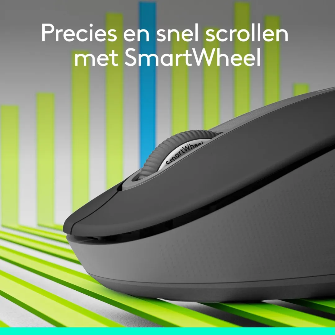 Logitech Signature M650 L Draadloze Muis - Linkshandig - Graphite