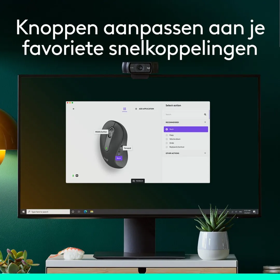 Logitech Signature M650 L Draadloze Muis - Linkshandig - Graphite - afbeelding 6 van 6