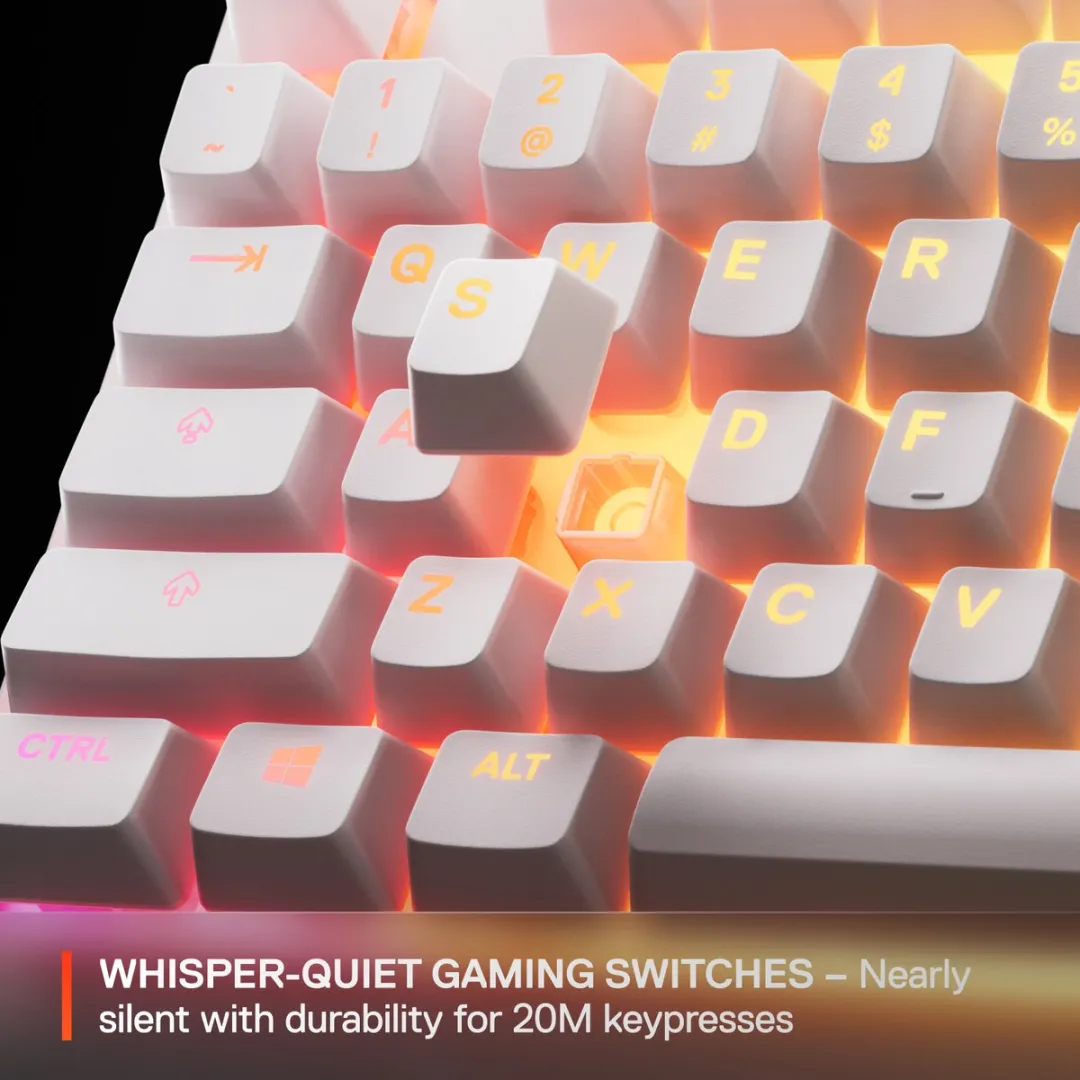 SteelSeries Apex 3 TKL 64908 Gaming Toetsenbord - Wit