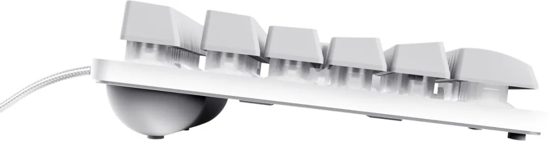 Trust GXT 833W Thado - Gaming Keyboard - TKL (tenkeyless) - Verlichting - PC/PS5 - Qwerty - Wit