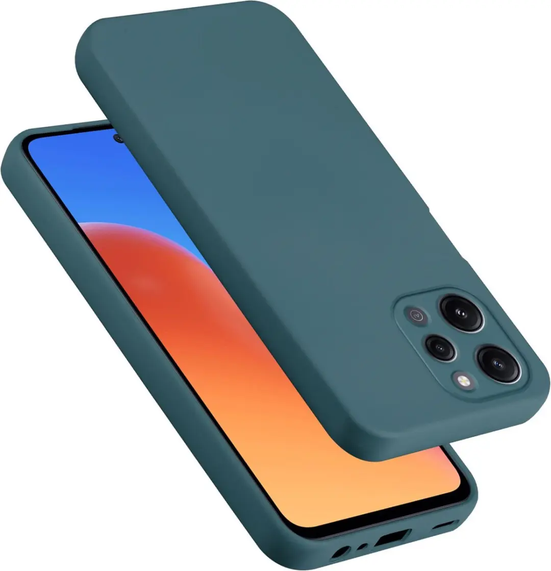 Cadorabo Hoesje geschikt voor Redmi 12 in LIQUID GROEN