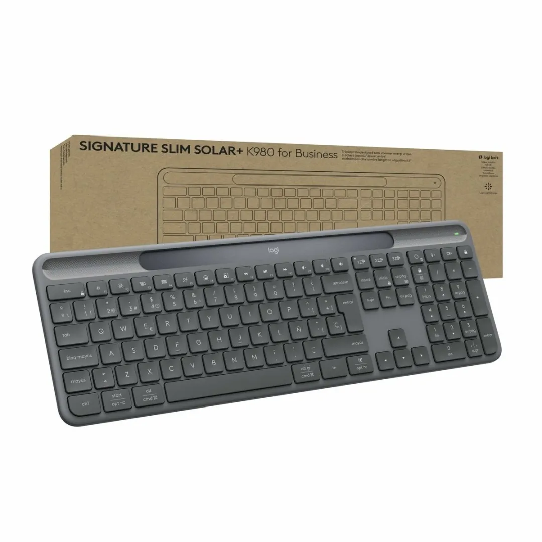 Logitech Signature Slim Solar+ K980 920-013775 Toetsenbord - Grafiet - afbeelding 2 van 2