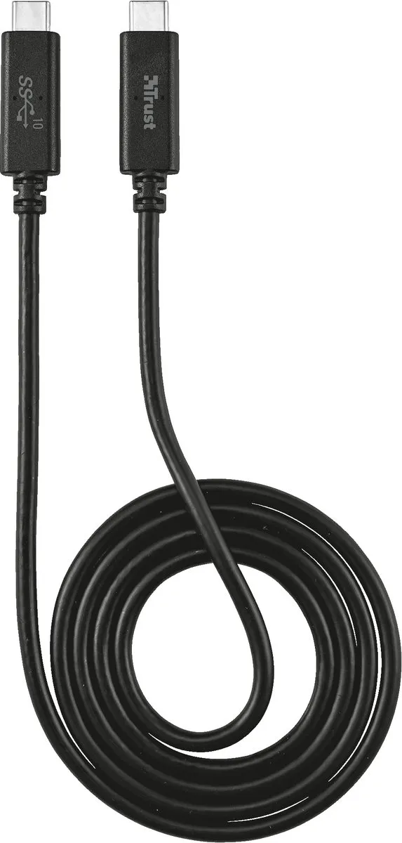 Trust 21178 USB-C Kabel 10Gbps 1m - Zwart