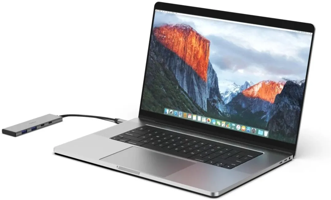 Hama 00200147 USB-C Hub - 4x USB 3.0 & 2x USB-C - Grijs