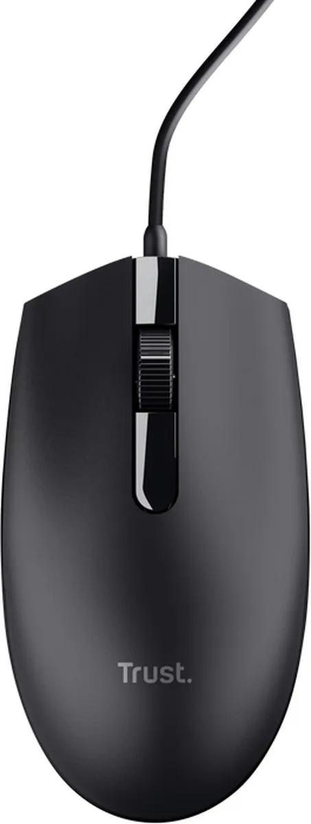 Trust TM-101 Ambidextre USB Optische Muis 1200 DPI - Zwart