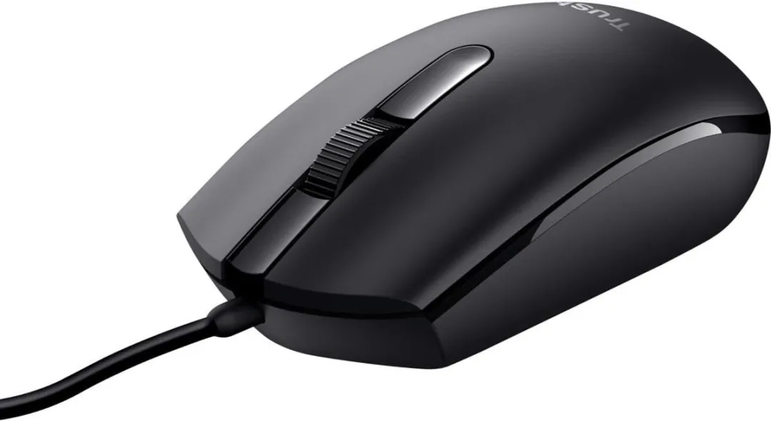 Trust TM-101 Ambidextre USB Optische Muis 1200 DPI
