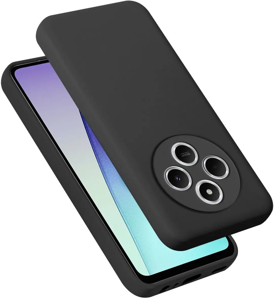 Cadorabo Hoesje geschikt voor Xiaomi RedMi 14C in LIQUID ZWART