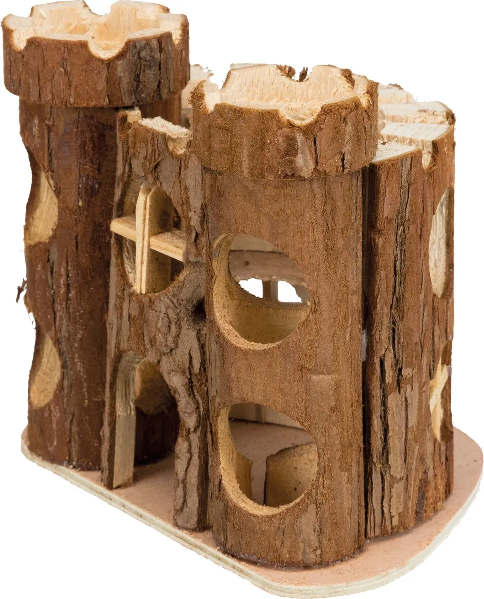 Trixie Nature Matti Speelkasteel - 17x15x12cm - Bruin