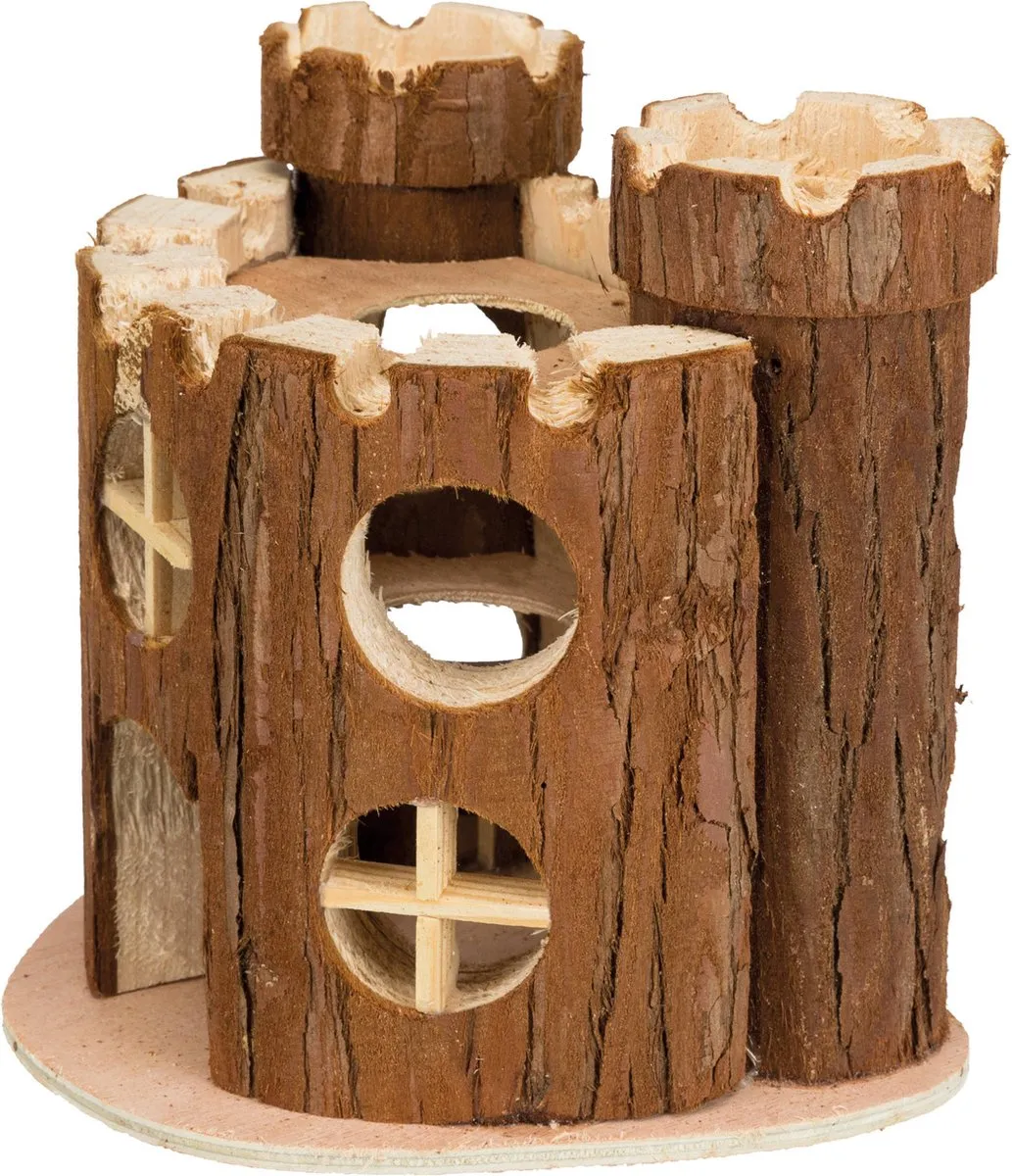Trixie Nature Matti Speelkasteel - 17x15x12cm - Bruin