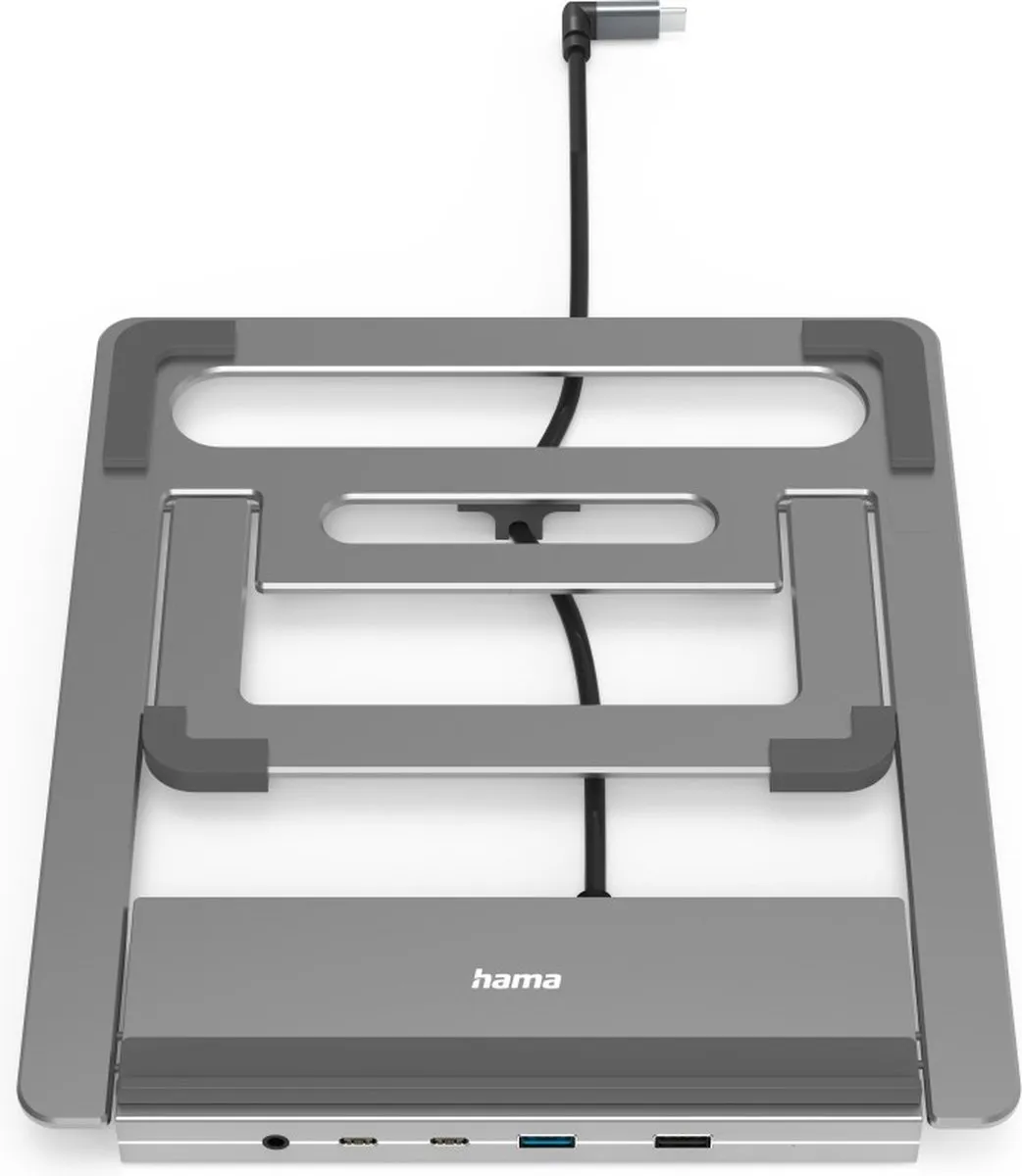 Hama Connect2Office USB-C Laptopdockingstation 00200139 - Grijs