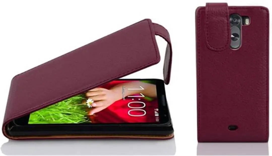 Cadorabo Hoesje geschikt voor LG G2 MINI in BORDEAUX PAARS