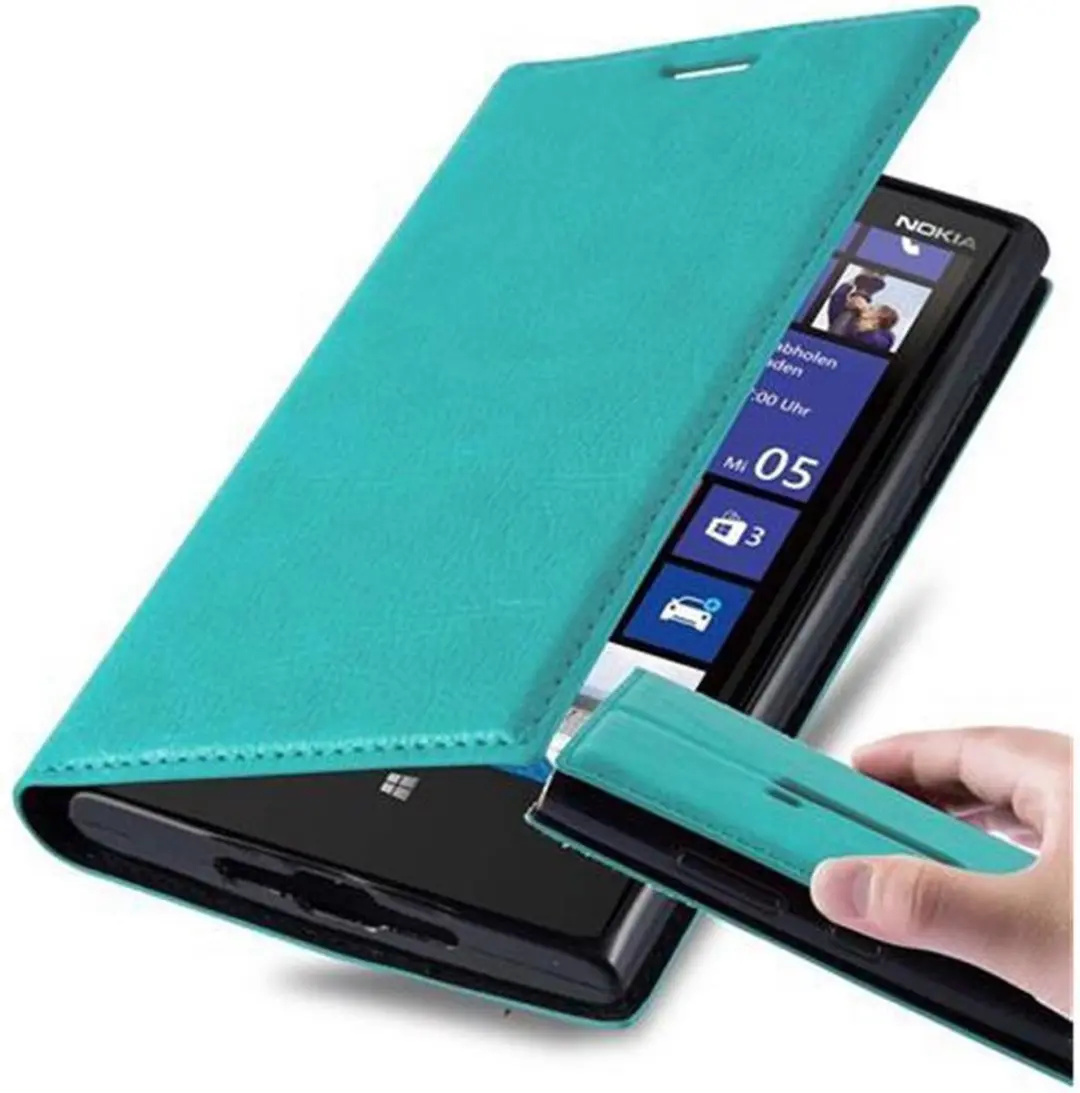 Cadorabo Hoesje geschikt voor Nokia Lumia 920 in BENZINE TURKOOIS