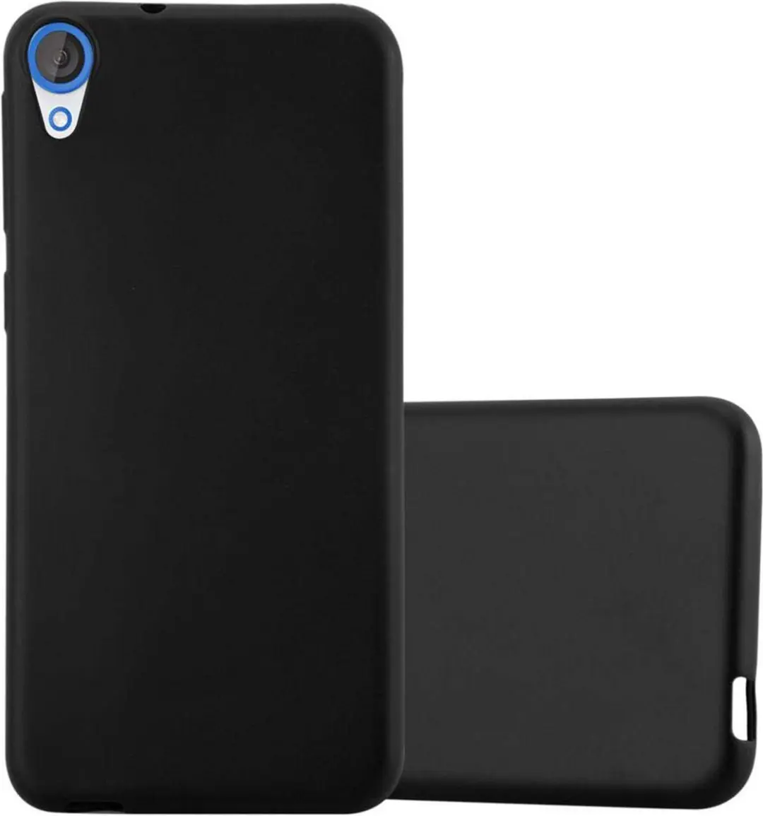 Cadorabo Hoesje geschikt voor HTC Desire 820 in METALLIC ZWART