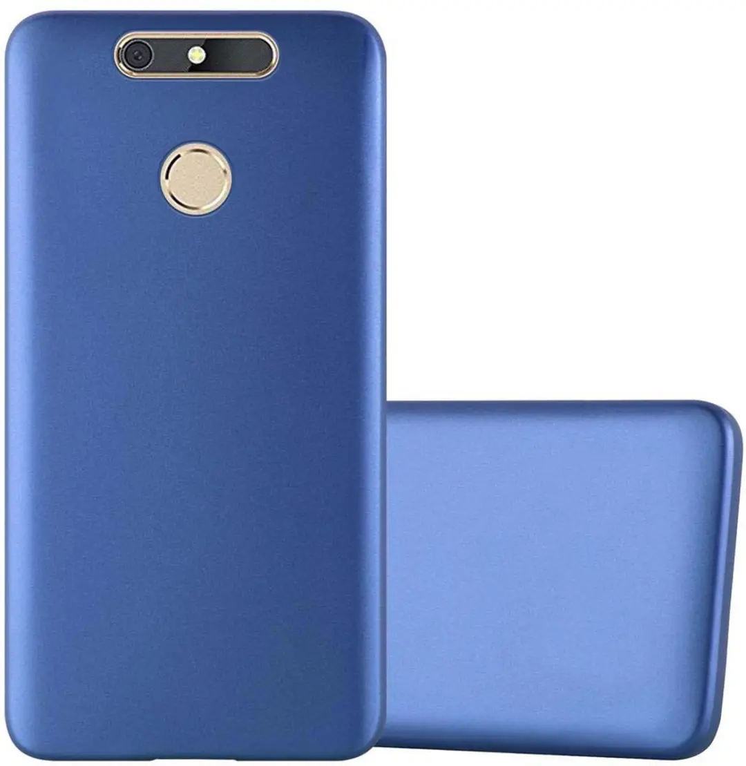 Cadorabo Hoesje geschikt voor ZTE Blade V8 MINI in METAAL BLAUW