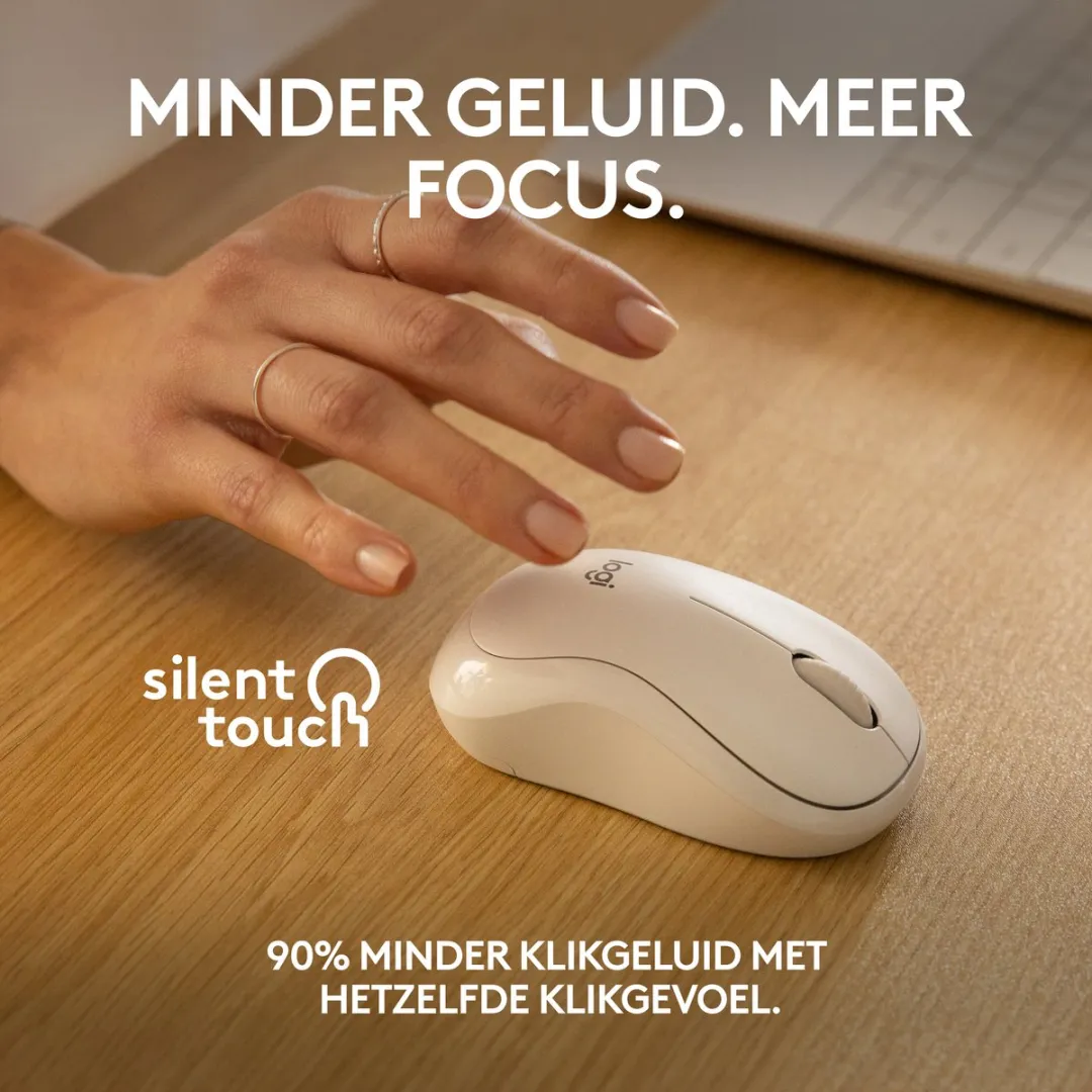 Logitech M240 Draadloze Muis - Wit