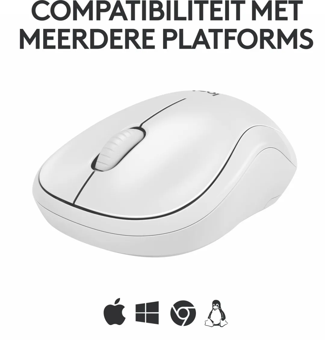 Logitech M240 Draadloze Muis - Wit