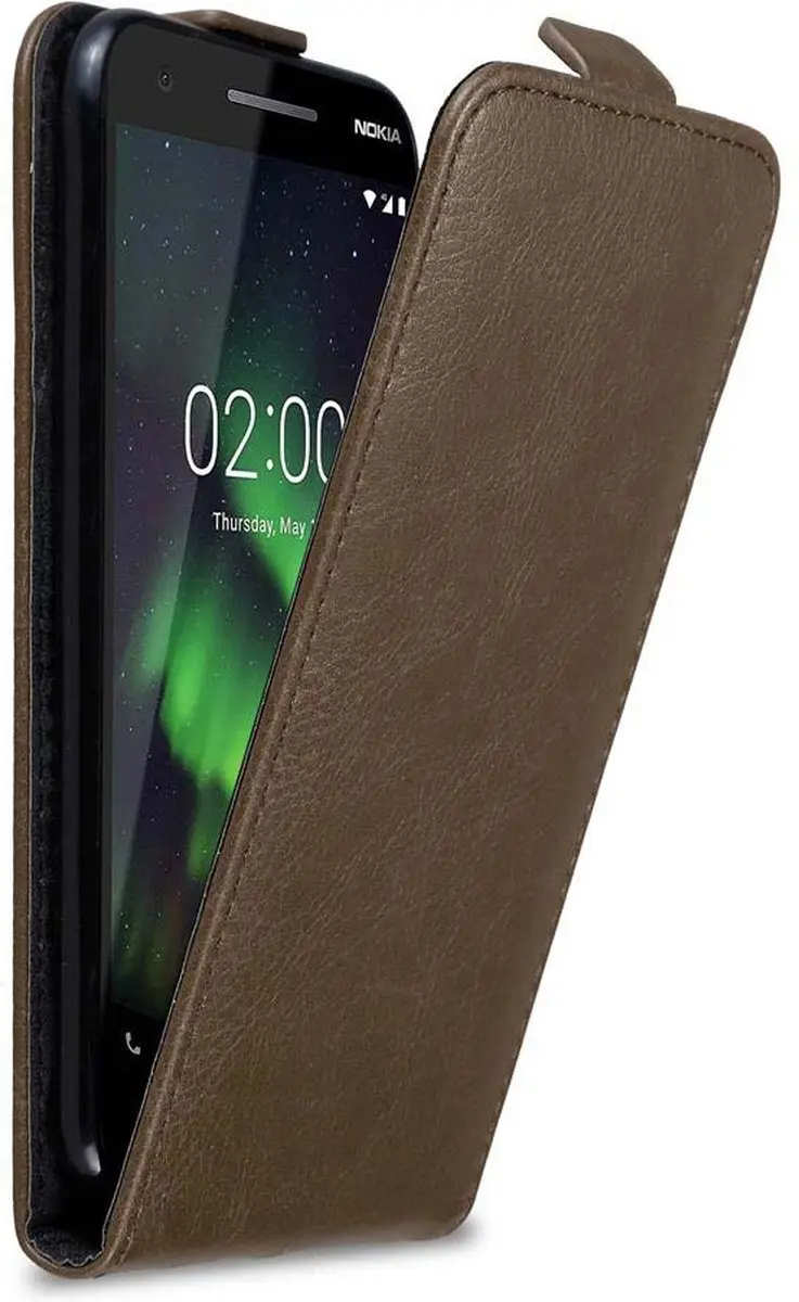 Cadorabo Hoesje geschikt voor Nokia 2.1 in KOFFIE BRUIN