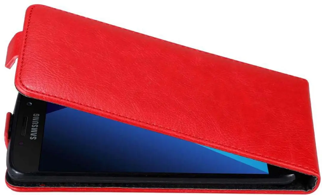 Cadorabo Hoesje geschikt voor Samsung Galaxy A3 2017 in APPEL ROOD