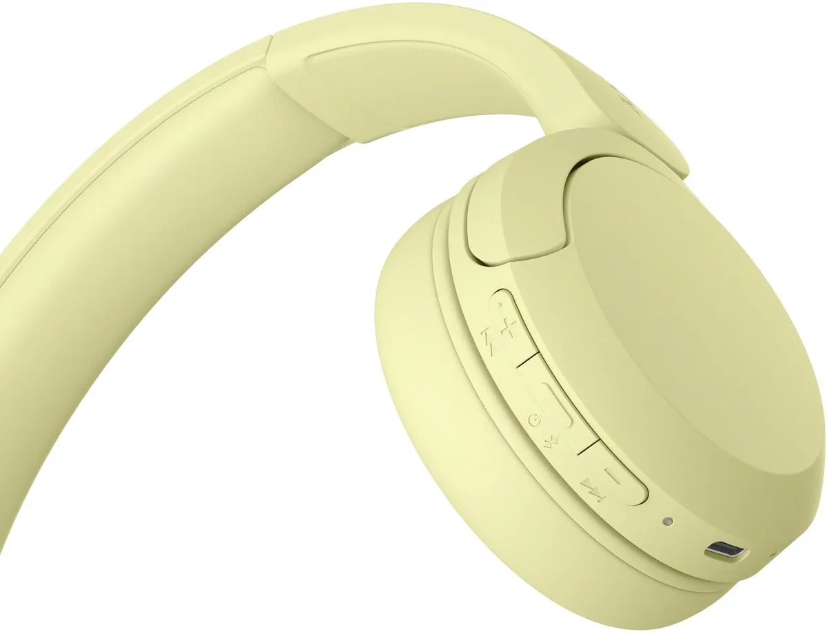 Sony WH-CH520 Draadloze On-Ear Koptelefoon - Geel