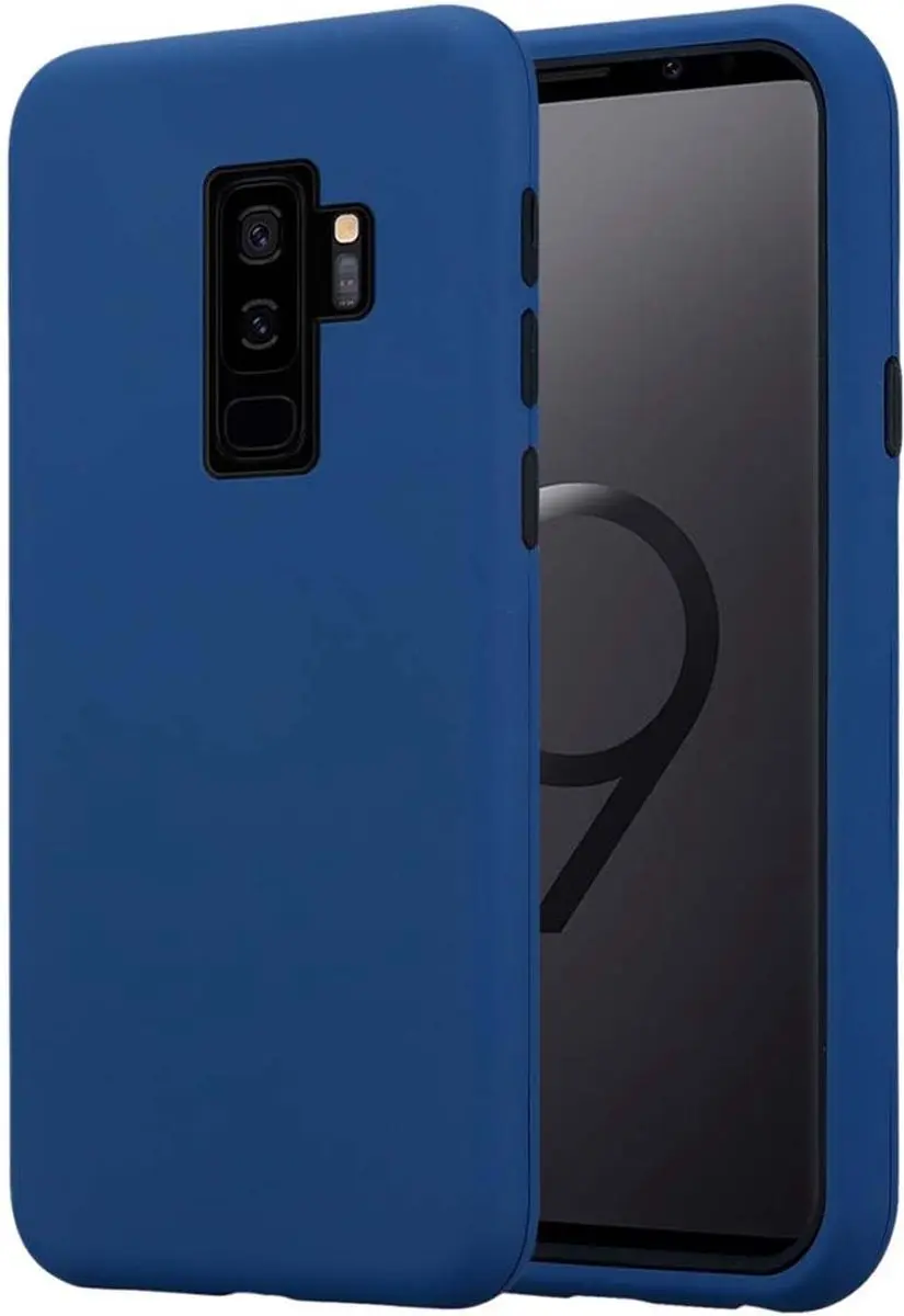 Cadorabo Hoesje geschikt voor Samsung Galaxy S9 PLUS in Donker Blauw