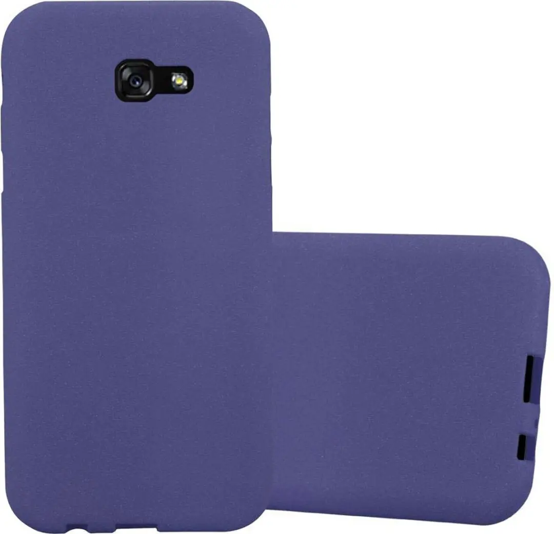 Cadorabo Hoesje geschikt voor Samsung Galaxy A7 2017 in FROST DONKER BLAUW