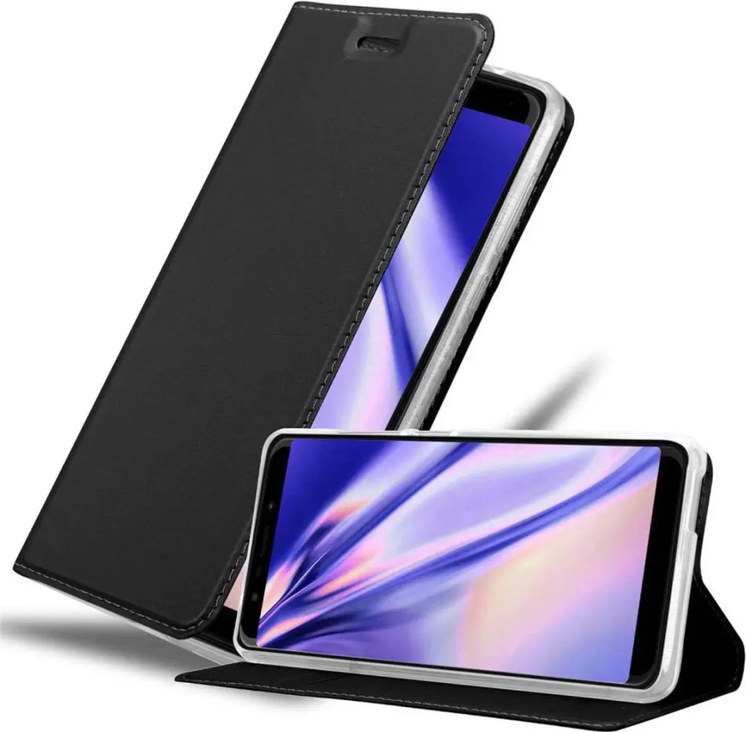 Cadorabo Hoesje geschikt voor WIKO VIEW GO in CLASSY ZWART