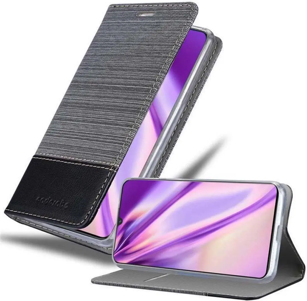Cadorabo Hoesje geschikt voor Vivo X21s in GRIJS ZWART
