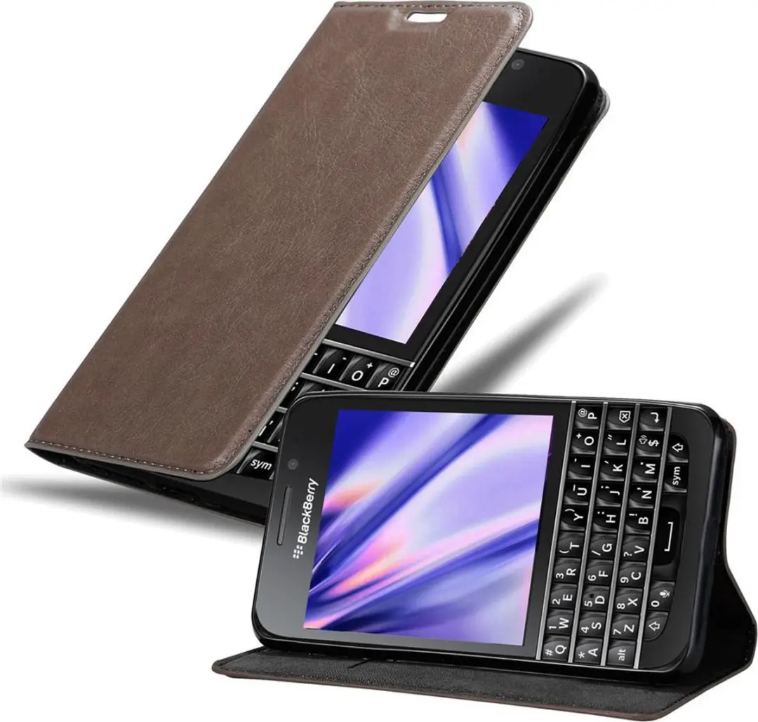 Cadorabo Hoesje geschikt voor Blackberry Q10 in KOFFIE BRUIN