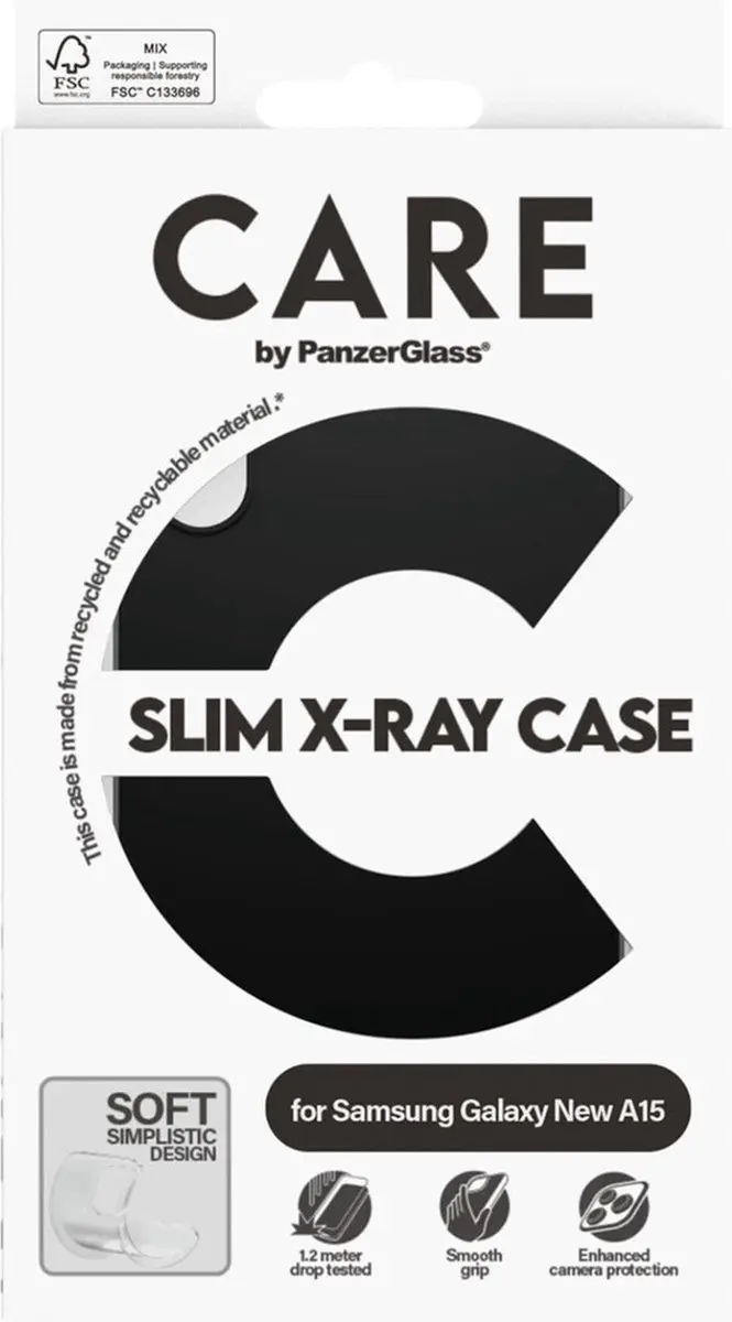 PanzerGlass CARE Fashionable Hoesje Galaxy A16 - Zwart - afbeelding 4 van 6